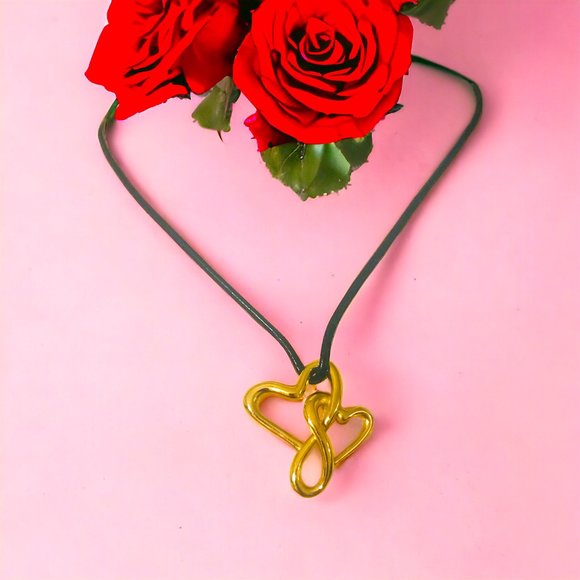 HAPPY HEARTS 14K Yellow Gold Charm Pendant Exclusively Designed For Fortunoff - Picture 7 of 7